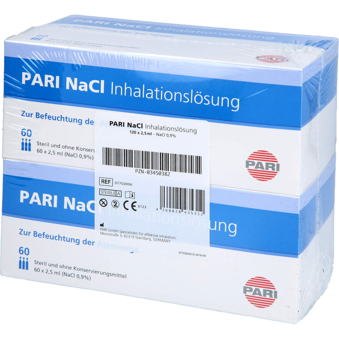 Pari-NaCl Inhalationslösung Ampullen, 120 pcs. Ampoules