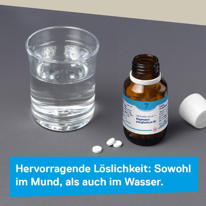 DHU Schüßler-Salz Nr. 7 Magnesium phosphoricum D12 – Das Mineralsalz der Muskeln und Nerven – das Original – umweltfreundlich im Arzneiglas, 420 pcs. Tablets