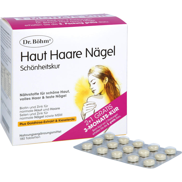 Dr. Böhm Haut Haare Nägel, 180 St TAB