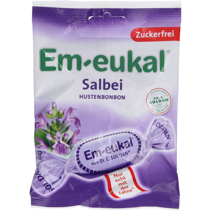 Em-eukal Salbei Bonbons zuckerfrei, 75 g Bonbons