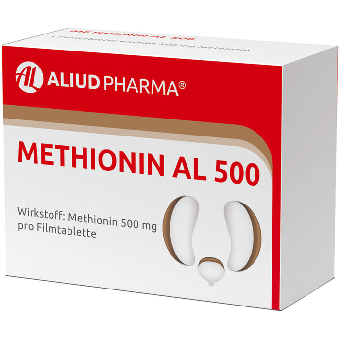 Methionin AL 500 Filmtabletten zur Harnansäuerung, 100 pc Tablettes