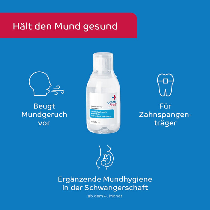 octenident Mundspüllösung - Hygienische Mundpflege für die ganze Familie, 250 ml Solution