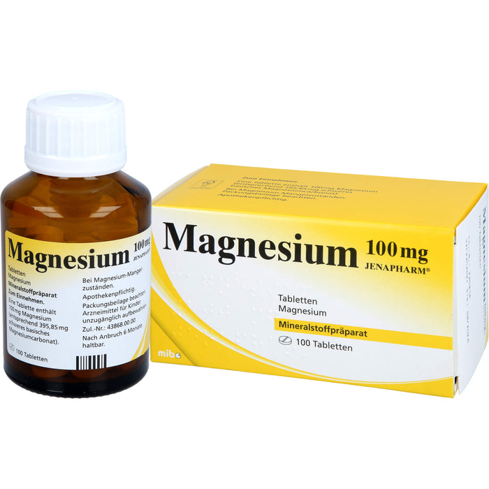 Magnesium 100 mg JENAPHARM Tbl., 100 St TAB