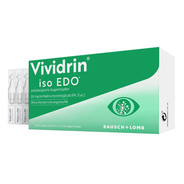 Vividrin iso EDO antiallergische Augentropfen, 20X0.5 ml ATR