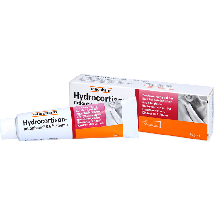 Hydrocortison-ratiopharm 0,5 % Creme, 30 g Cream