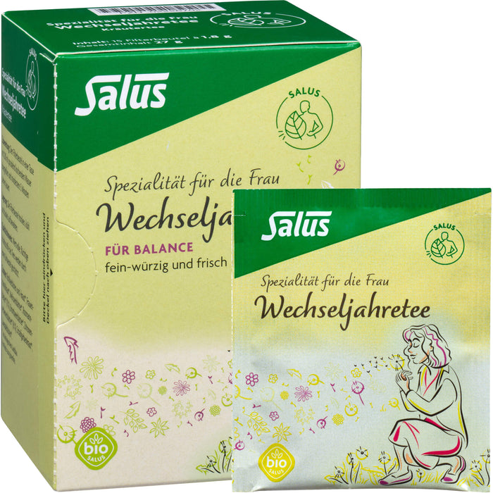 Salus Wechseljahre Tee Kräutermischung, 15 St. Filterbeutel