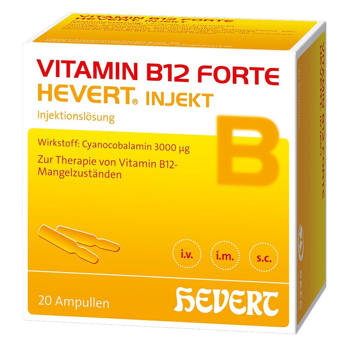 Vitamin B12 forte Hevert injekt Ampullen, 20 pcs. Ampoules