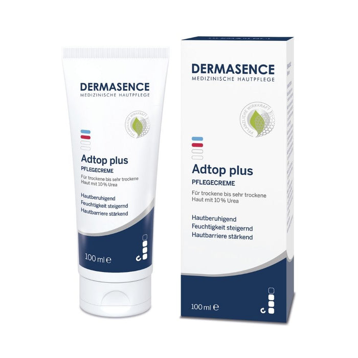 DERMASENCE Adtop plus Pflegecreme für trockene bis sehr trockene Haut, 100 ml Cream