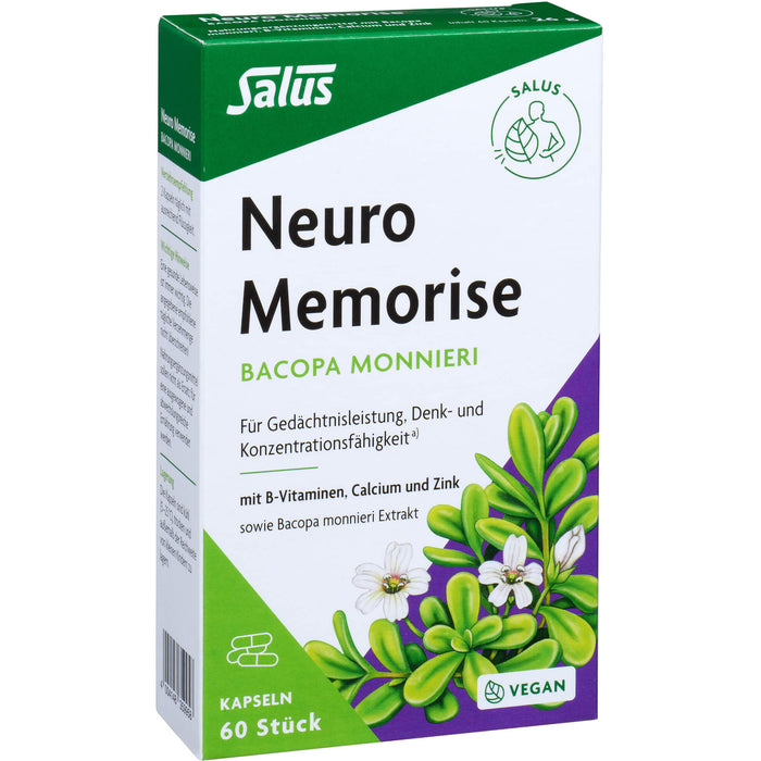 Neuro Memorise Bacopa monnieri Salus, 60 St KAP