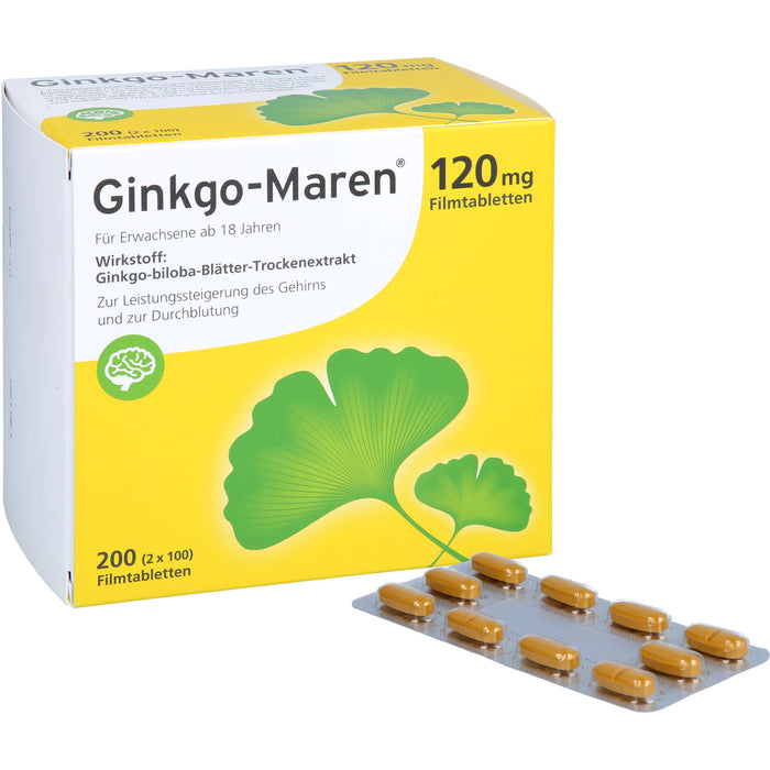 Ginkgo-Maren 120 mg Filmtabletten, 200 St FTA