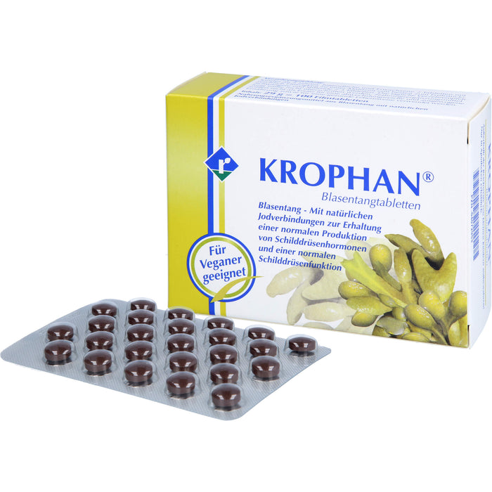 KROPHAN Blasentangtabletten, 100 pc Tablettes