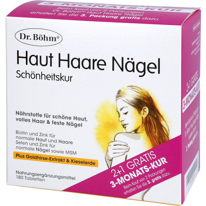 Dr. Böhm Haut Haare Nägel, 180 St TAB