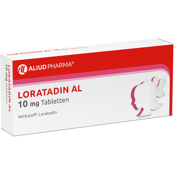 Loratadin AL 10 mg Tabletten Antiallergikum, 20 pc Tablettes