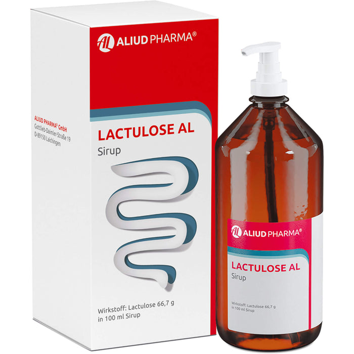 Lactulose AL Sirup bei Verstopfung, 1000 ml Lösung