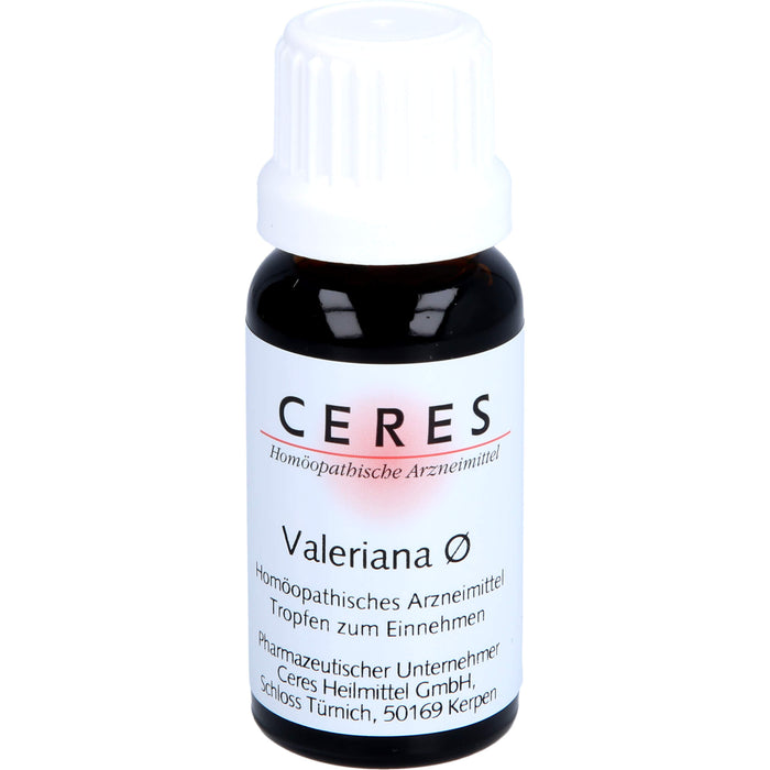 CERES Valeriana Urtinktur, 20 ml Lösung