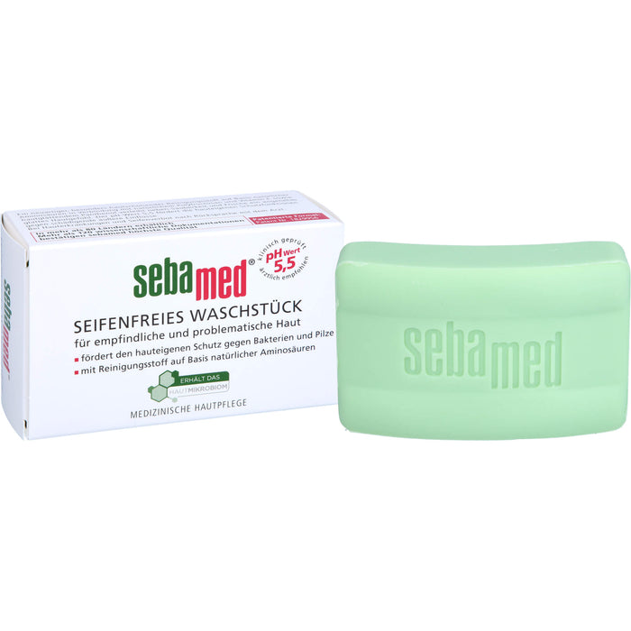 Sebamed seifenfreies Waschstück für empfindliche & problematische Haut, 150 g soins du corps