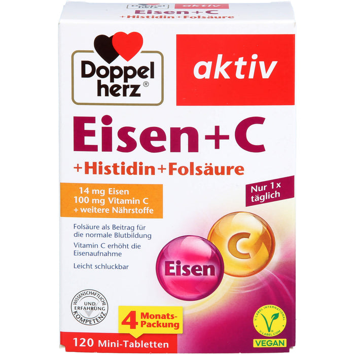 Doppelherz Eisen + C, 120 St TAB