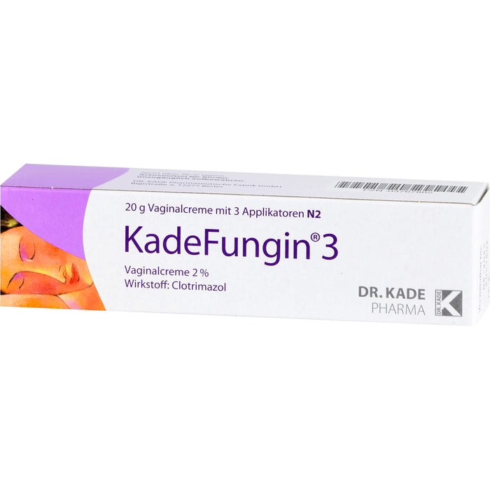 KadeFungin 3 Vaginalcreme, 20 g Crème