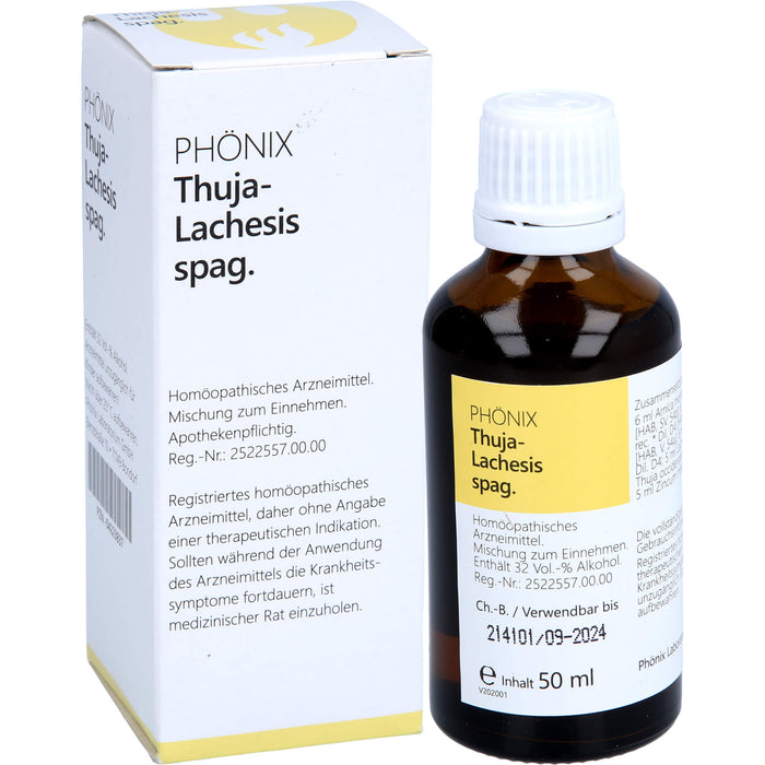 PHÖNIX Thuja-Lachesis spag. Mischung, 50 ml Lösung