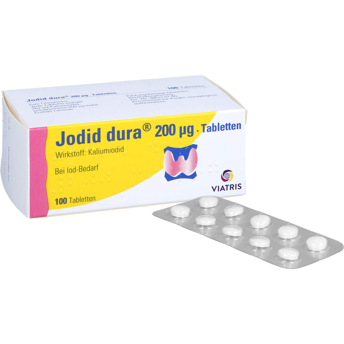 Jodid dura 200 µg, Tabletten, 100 pcs. Tablets