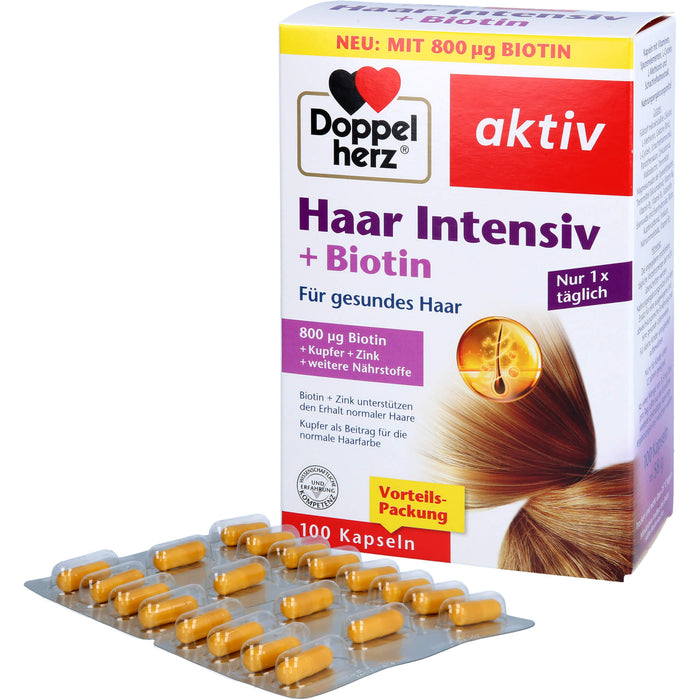 Doppelherz Haar Intensiv + Biotin, 100 St KAP