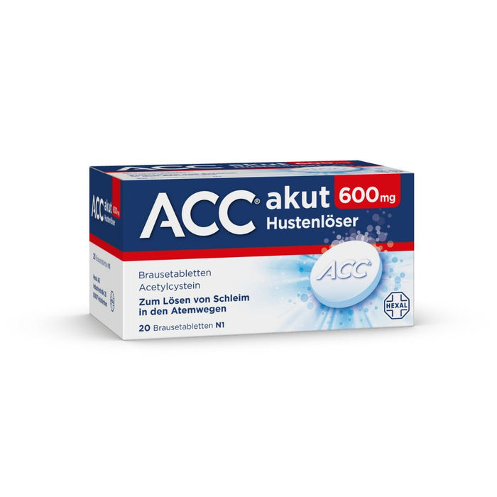 ACC akut 600 mg Hustenlöser Brausetabletten, 20 pc Tablettes