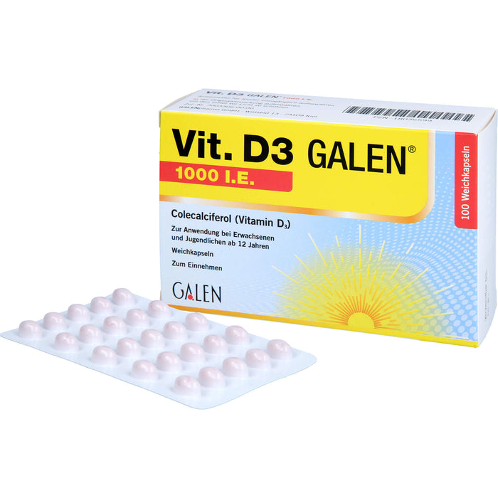 Vit. D3 Galen 1000ie, 100 St WKA