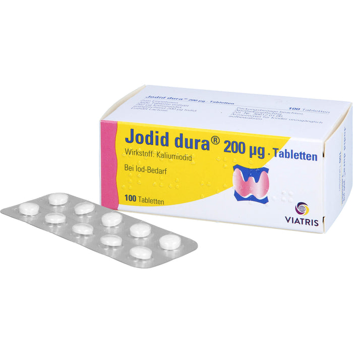 Jodid dura 200 µg, Tabletten, 100 pc Tablettes