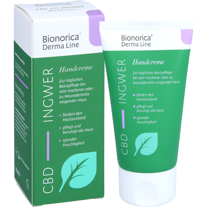 Bionorica Derma Line Handcreme Ingwer-CBD, 50 ml CRE