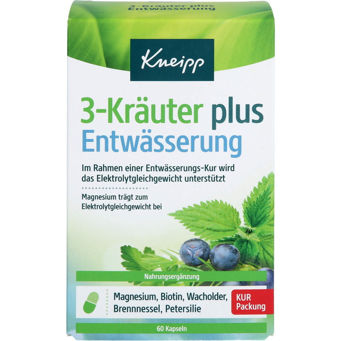 Kneipp 3-Kräuter plus Entwässerung, 60 St KAP