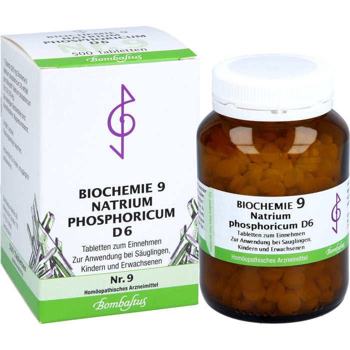 Biochemie 9 Natrium phosphoricum Bombastus D6 Tbl., 500 St TAB