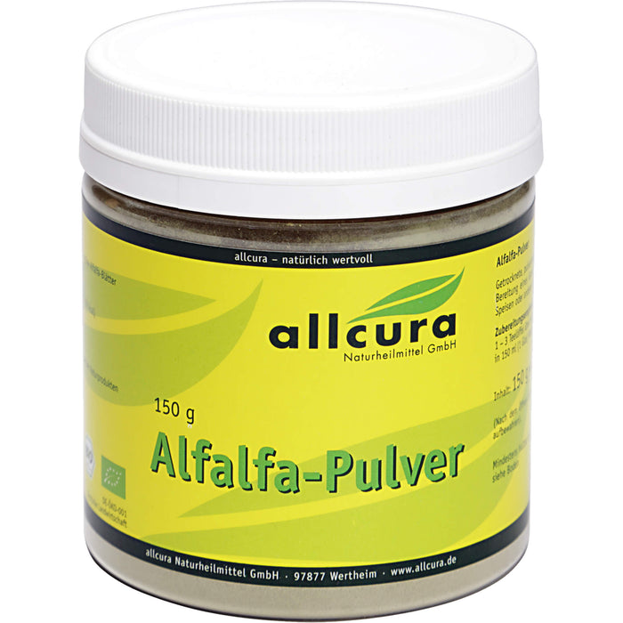 allcura Alfalfa-Pulver, 150 g Poudre