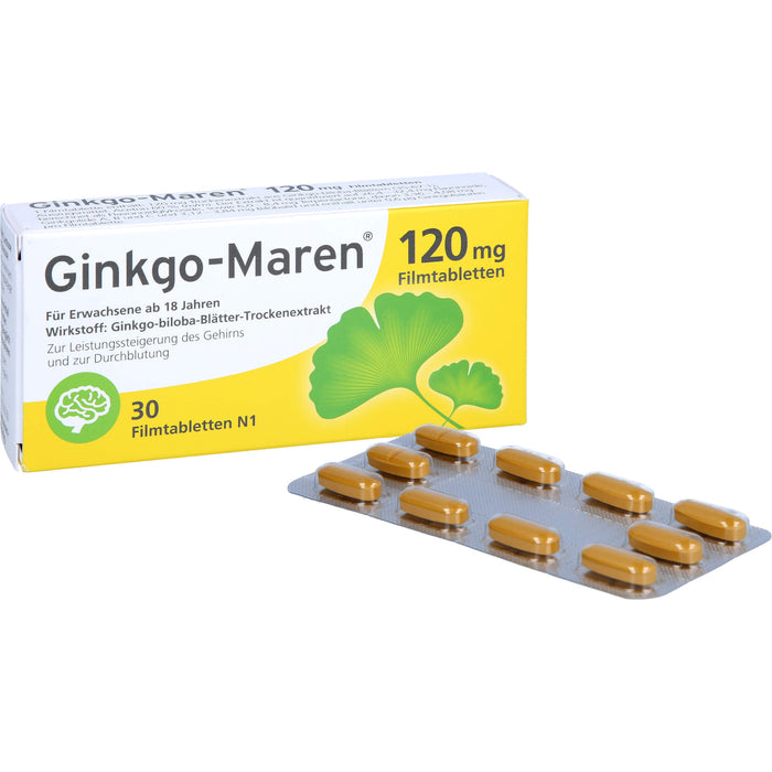 Ginkgo-Maren 120 mg Filmtabletten, 30 St FTA