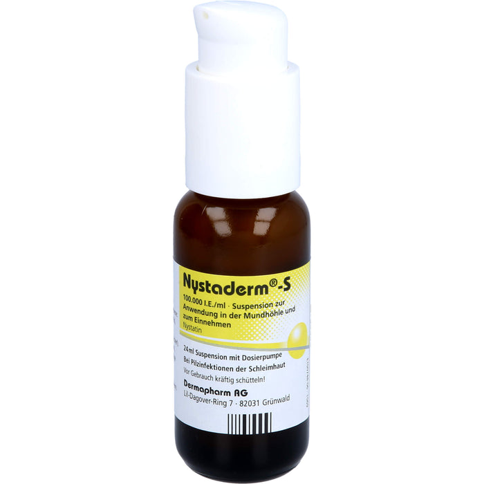 Nystaderm-S Antimykotikum mit Dosierpumpe, 24 ml Solution