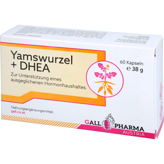 YAMSWURZEL + DHEA 25Mg KPS, 60 St KAP