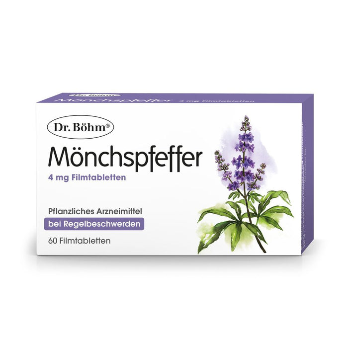 Dr Böhm Mönchspfeffer 4 mg Tabletten bei Regelbeschwerden, 60 St. Tabletten