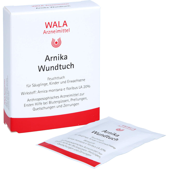 WALA Arnika Wundtuch, 5 pcs. Cloths