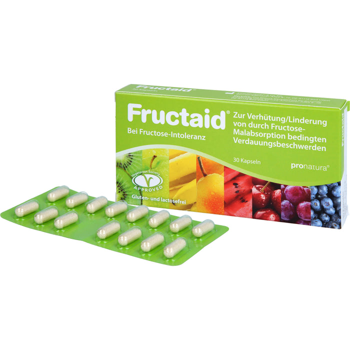 Fructaid Kapseln bei Fructose-Intoleranz, 30 St. Kapseln