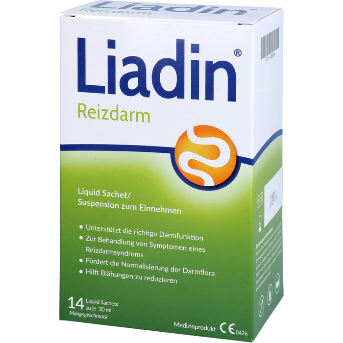 Liadin Reizdarm Suspension zur Behandlung von Symptomen eines Reizdarmsyndroms und zur Förderung der Normalisierung der Darmflora, 14 pcs. Solution