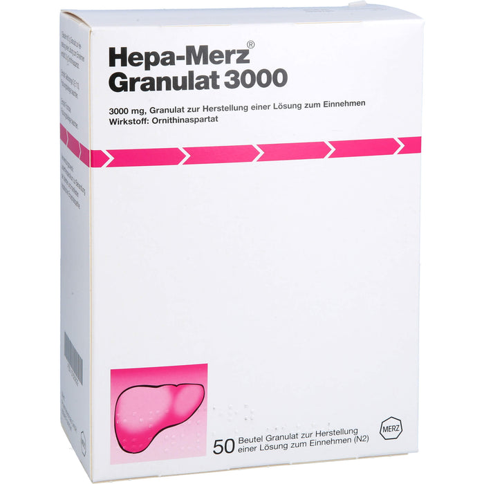 Hepa-Merz Granulat 3000 Lebertherapeutikum, 50 St. Beutel