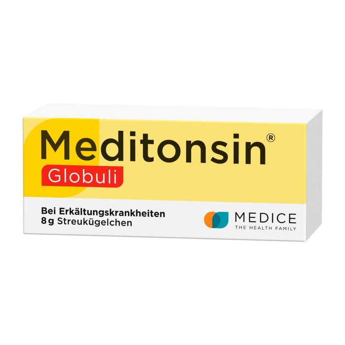 Meditonsin Globuli bei Erkältungskrankheiten, 8 g Globuli