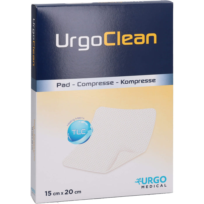 UrgoClean Kompresse mit sanft haftender TLC-Matrix, 10 St KOM