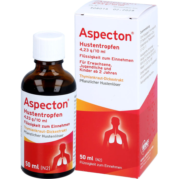 Aspecton Hustentropfen, 50 ml Lösung