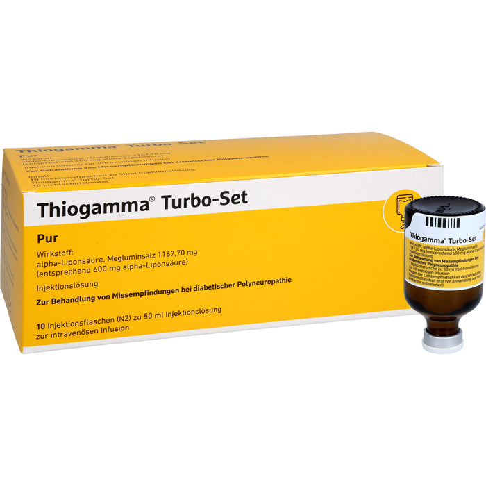 Thiogamma Turbo-Set Pur (ohne Inf.zubehör) Inj.-Lsg., 500 ml Solution