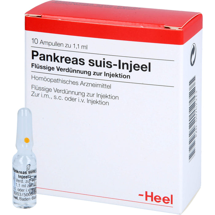 Pankreas suis-Injeel Ampullen, 10 pcs. Ampoules