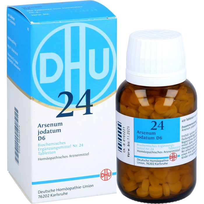 DHU Schüßler-Salz Nr. 24 Arsenum jodatum D6 Tabletten, 420 pcs. Tablets