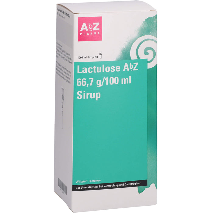 Lactulose AbZ 66,7 g/100 ml Sirup, 1000 ml SIR