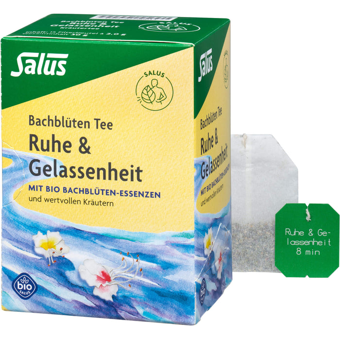 Salus Bachblüten Tee Ruhe & Gelassenheit, 15 St. Filterbeutel