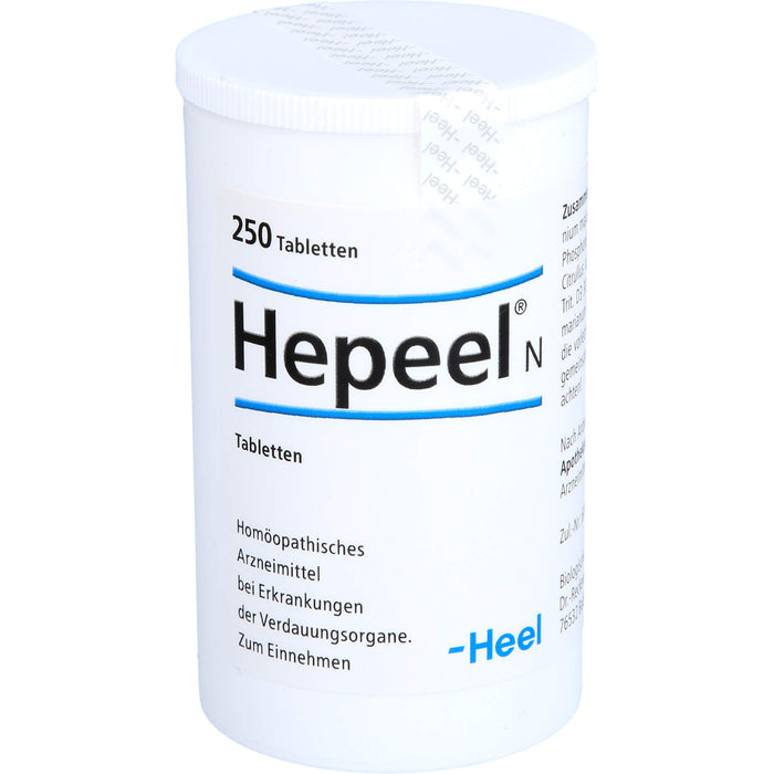 Hepeel N Tabletten bei Erkrankungen der Verdauungsorgane, 250 pcs. Tablets