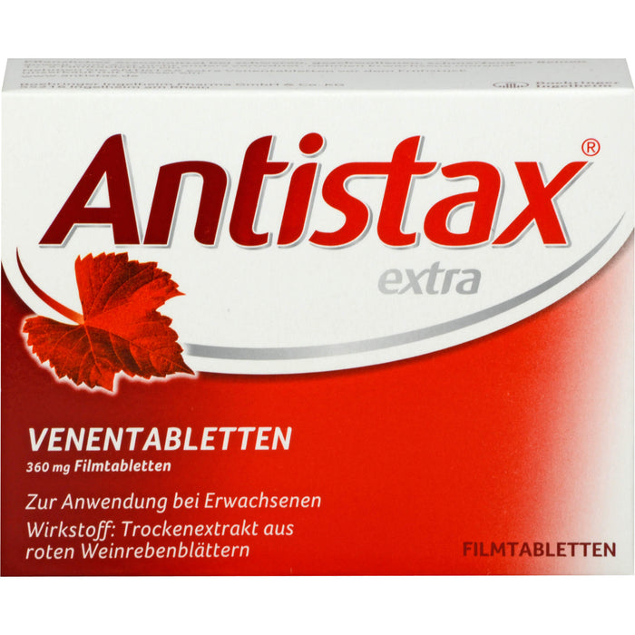 Antistax extra Venentabletten 360 mg bei schweren, geschwollenen, schmerzenden Beinen, 60 pc Tablettes